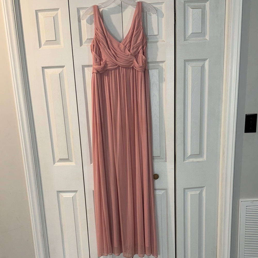 Dusty ballet pink bridesmaid dress size 6